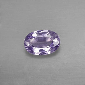 0.57 ct Violet Sapphire Gemstone, Sapphire Gem in Oval Facet Shape for Sale.