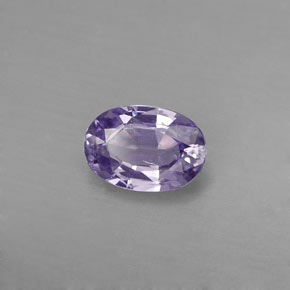 0.57 ct Violet Sapphire Stone, Natural Sapphire in Oval Facet Shape for Sale