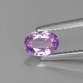 0.61 ct Violet Sapphire Gemstone, Sapphire Gem in Oval Facet Shape for Sale.