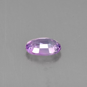Sapphire Gemstone in 6.1 x 4.3 mm Size for Sale, Sapphire Stone in Pinkish Violet Color