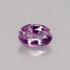 0.63 ct Violet Sapphire Gemstone, Sapphire Gem in Oval Facet Shape for Sale.