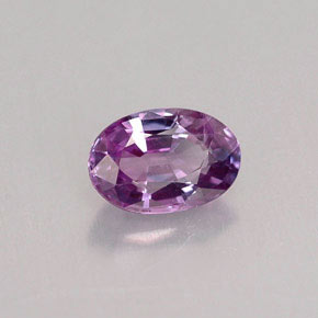 0.63 ct Violet Sapphire Stone, Natural Sapphire in Oval Facet Shape for Sale