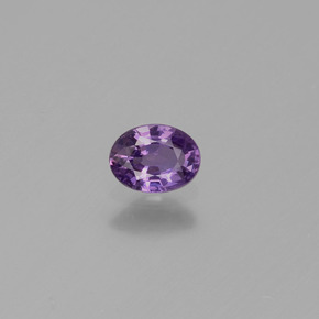 0.42 ct Violet Sapphire Gemstone, Sapphire Gem in Oval Facet Shape for Sale.