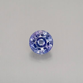 0.39 ct Violet Sapphire Gemstone, Sapphire Gem in Round Facet Shape for Sale.