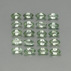 3.70 ct Green Sapphire Stone, Natural Sapphire in Marquise Facet Shape for Sale