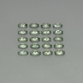 Sapphire Gemstone in 5.1 x 2.7 mm Size for Sale, Sapphire Stone in Green Color