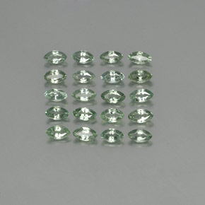 3.48 ct Green Sapphire Gemstone, Sapphire Gem in Marquise Facet Shape for Sale.