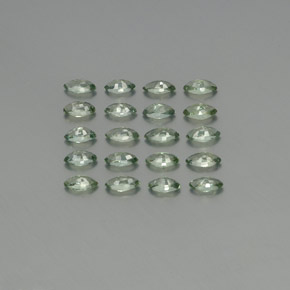 Sapphire Gemstone in 4.4 x 2.5 mm Size for Sale, Sapphire Stone in Green Color