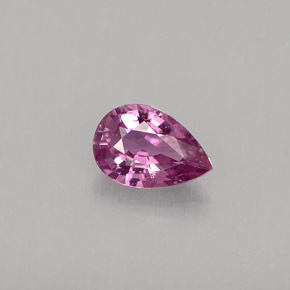 0.52 ct Violet Sapphire Gemstone, Sapphire Gem in Pear Facet Shape for Sale.