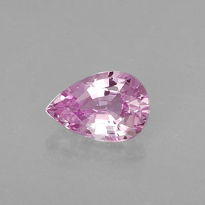 0.54 ct Pink Sapphire Gemstone, Sapphire Gem in Pear Facet Shape for Sale.