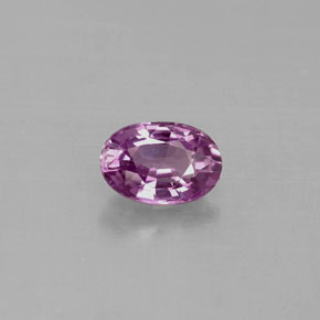 0.63 ct Violet Sapphire Gemstone, Sapphire Gem in Oval Facet Shape for Sale.