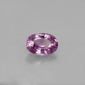 0.63 ct Violet Sapphire Stone, Natural Sapphire in Oval Facet Shape for Sale