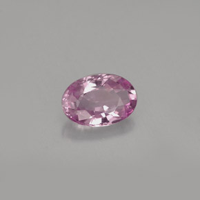 0.63 ct Violet Sapphire Stone, Natural Sapphire in Oval Facet Shape for Sale