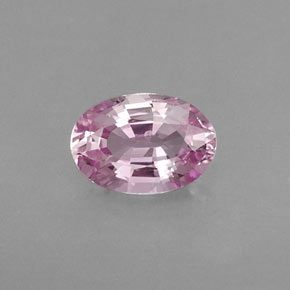 0.59 ct Pink Sapphire Gemstone, Sapphire Gem in Oval Facet Shape for Sale.