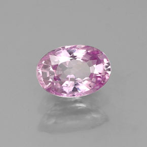 0.66 ct Violet Sapphire Stone, Natural Sapphire in Oval Facet Shape for Sale