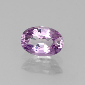 0.61 ct Violet Sapphire Stone, Natural Sapphire in Oval Facet Shape for Sale