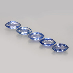 2.74 ct Blue Sapphire Gemstone, Sapphire Gem in Marquise Facet Shape for Sale.