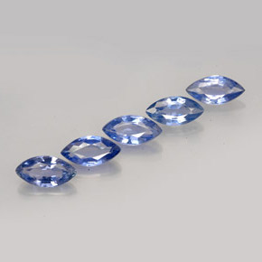 2.74 ct Blue Sapphire Stone, Natural Sapphire in Marquise Facet Shape for Sale
