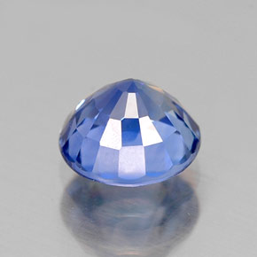 Sapphire Gemstone in 6 mm (calibrated) Size for Sale, Sapphire Stone in Cornflower Blue Color