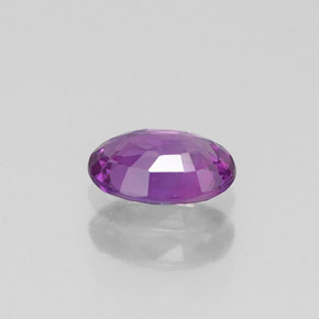 Sapphire Gemstone in 6 x 4.2 mm Size for Sale, Sapphire Stone in Pinkish Purple Color