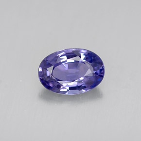 0.53 ct Violet Sapphire Gemstone, Sapphire Gem in Oval Facet Shape for Sale.