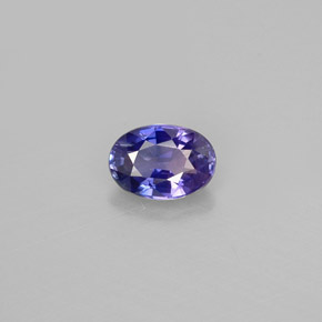 0.59 ct Violet Sapphire Gemstone, Sapphire Gem in Oval Facet Shape for Sale.