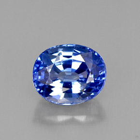 1.16 ct Blue Sapphire Gemstone, Sapphire Gem in Oval Facet Shape for Sale.