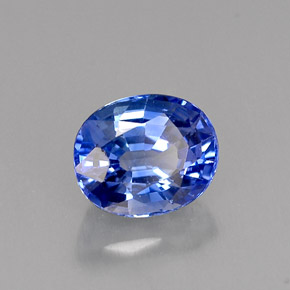 1.16 ct Blue Sapphire Stone, Natural Sapphire in Oval Facet Shape for Sale