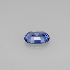 Sapphire Gemstone in 7 x 5.3 mm Size for Sale, Sapphire Stone in Cornflower Blue Color