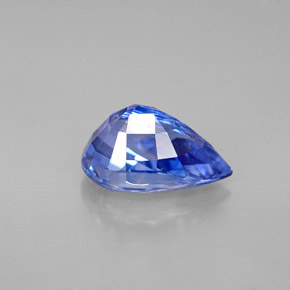 Sapphire Gemstone in 10.9 x 7.2 mm Size for Sale, Sapphire Stone in Cornflower Blue Color