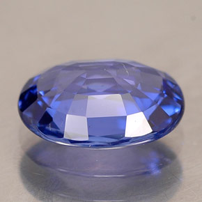 Sapphire Gemstone in 9.5 x 7.2 mm Size for Sale, Sapphire Stone in Violet Blue Color
