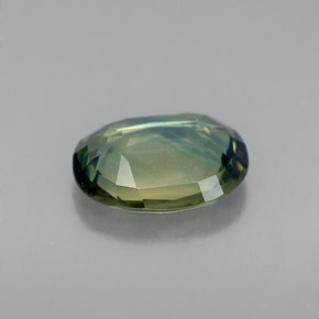 Sapphire Gemstone in 8.8 x 6.6 mm Size for Sale, Sapphire Stone in Yellowish Green Color