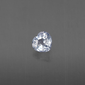 0.32 ct Blue Sapphire Stone, Natural Sapphire in Heart Facet Shape for Sale