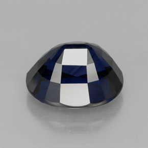 Sapphire Gemstone in 11 x 9 mm (calibrated) Size for Sale, Sapphire Stone in Deep Blue Color