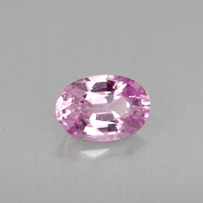0.60 ct Pink Sapphire Stone, Natural Sapphire in Oval Facet Shape for Sale