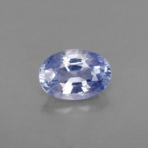 0.59 ct Blue Sapphire Gemstone, Sapphire Gem in Oval Facet Shape for Sale.