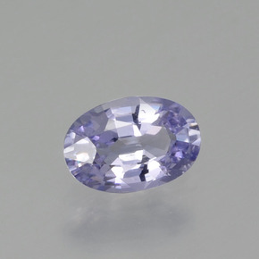 0.58 ct Blue Sapphire Stone, Natural Sapphire in Oval Facet Shape for Sale