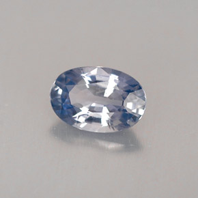 0.56 ct Blue Sapphire Stone, Natural Sapphire in Oval Facet Shape for Sale