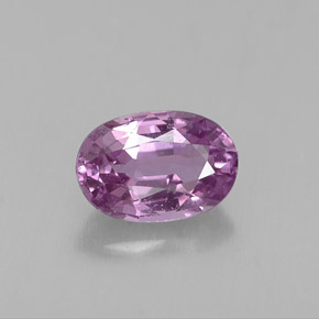 0.63 ct Violet Sapphire Gemstone, Sapphire Gem in Oval Facet Shape for Sale.