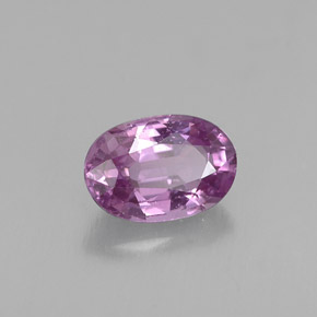 0.63 ct Violet Sapphire Stone, Natural Sapphire in Oval Facet Shape for Sale