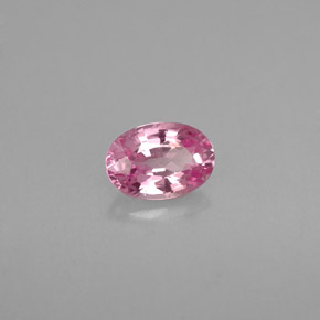 0.60 ct Pink Sapphire Stone, Natural Sapphire in Oval Facet Shape for Sale