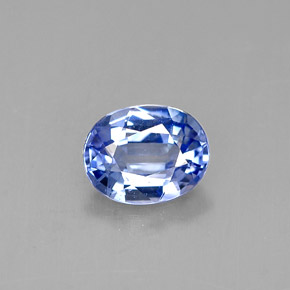 0.88 ct Blue Sapphire Gemstone, Sapphire Gem in Oval Facet Shape for Sale.