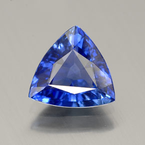 1.85 ct Blue Sapphire Gemstone, Sapphire Gem in Trillion Facet Shape for Sale.