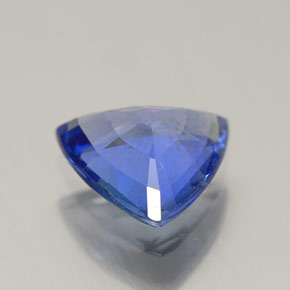 Sapphire Gemstone in 8.4 x 7.9 mm Size for Sale, Sapphire Stone in Cornflower Blue Color