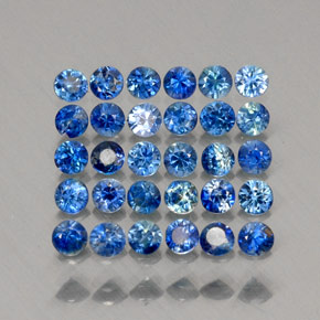 0.68 ct Blue Sapphire Gemstone, Sapphire Gem in Diamond-Cut Shape for Sale.