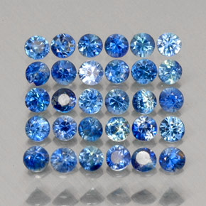 0.68 ct Blue Sapphire Stone, Natural Sapphire in Diamond-Cut Shape for Sale