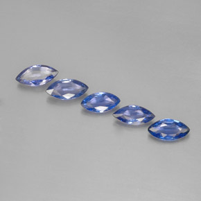 2.24 ct Blue Sapphire Stone, Natural Sapphire in Marquise Facet Shape for Sale