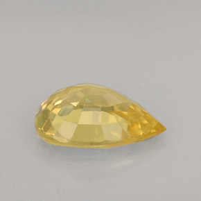 Sapphire Gemstone in 7 x 5 mm (calibrated) Size for Sale, Sapphire Stone in Yellow Golden Color