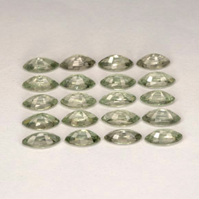 Sapphire Gemstone in 4.8 x 2.5 mm Size for Sale, Sapphire Stone in Green Color