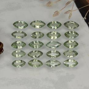 Medium Green Sapphire Gem - 0.2ct Marquise Facet (ID: 244497)